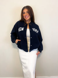 I Love New York Varsity Jacket