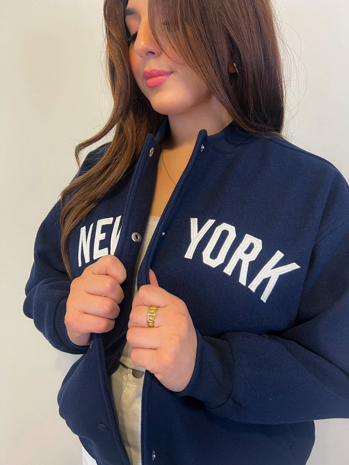 I Love New York Varsity Jacket