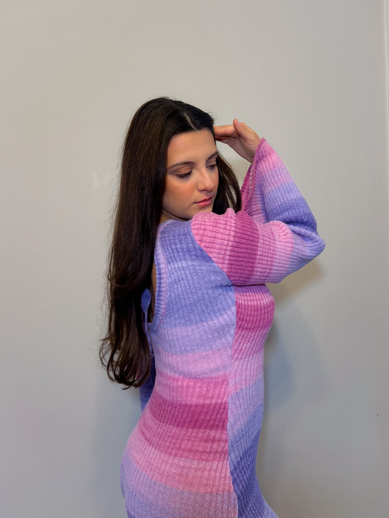 Make me Blush Maxi Sweater Dress