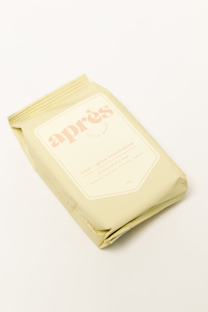 Apres beauty towelettes post workout wipes gym cleanse